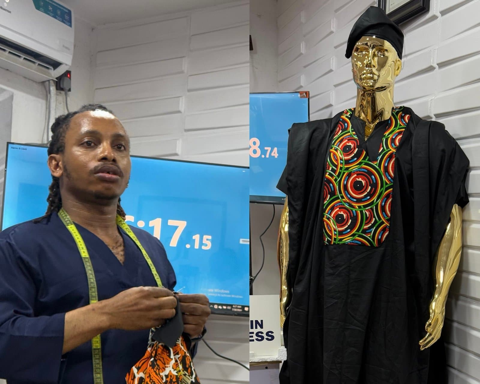 Sewing the Future: Koil Creation Hand-Sews a Complete Agbada in under 7hours