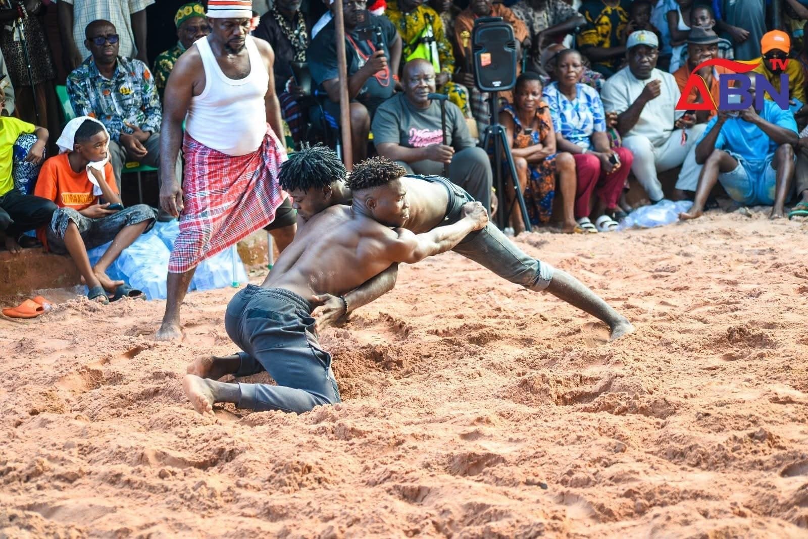 EODU executives at Ikoro-Mgba festival, Ebem Ohafia