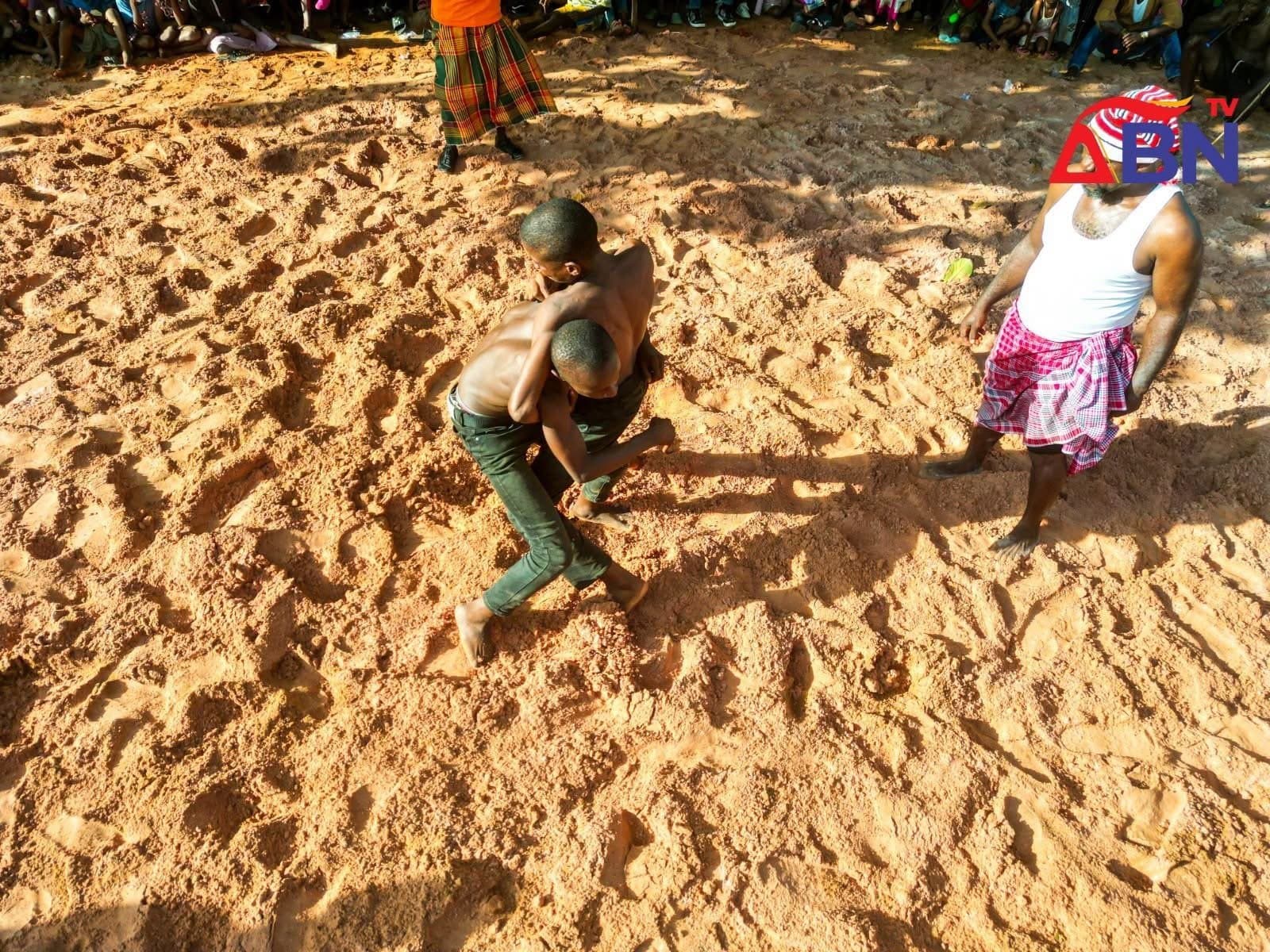 Ikoro-Mgba wrestling festival crowd, Ebem Ohafia