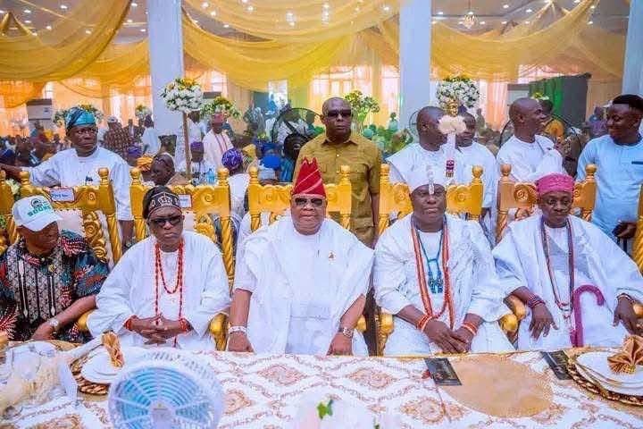 Prof. Wale Ladipo during his installation as Sooko Molodo