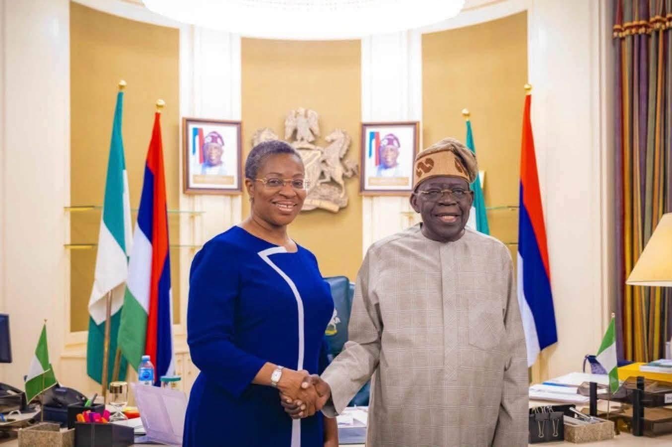 Tinubu Hosts NBA President-Elect Oyinkansola Badejo-Okusanya