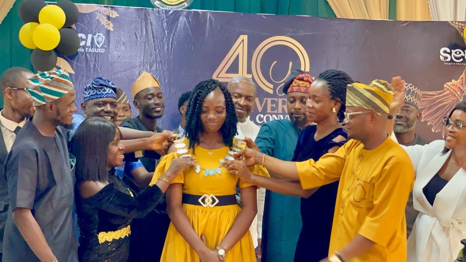 JCI TASUED Celebrates 40th Anniversary and Welcomes New President, Temiloluwa Adegbite
