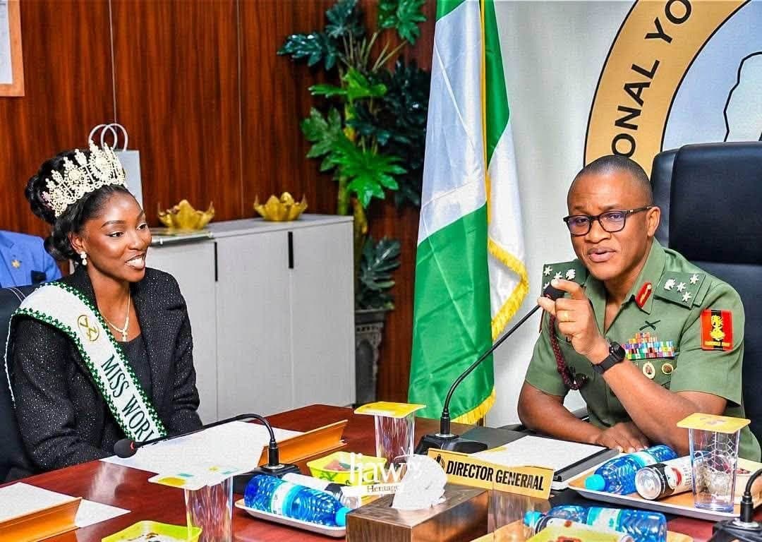 Miss World Nigeria Seeks NYSC Partnership for Youth Empowerment